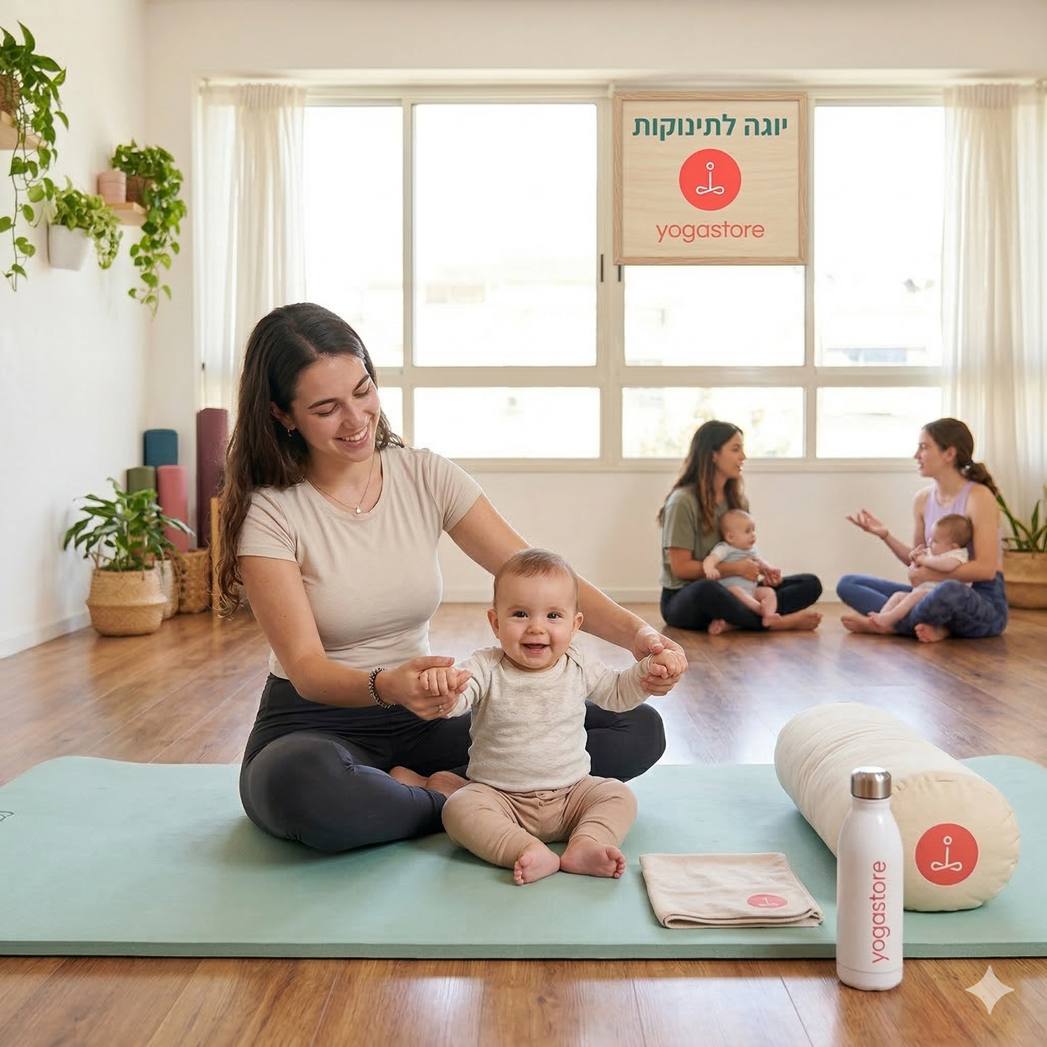 יוגה לתינוקות: המדריך המלא לזמן איכות בתנועה, בריאות ורוגע