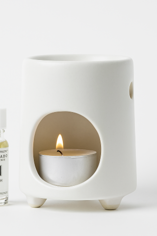 מבער רגל קטן לבן