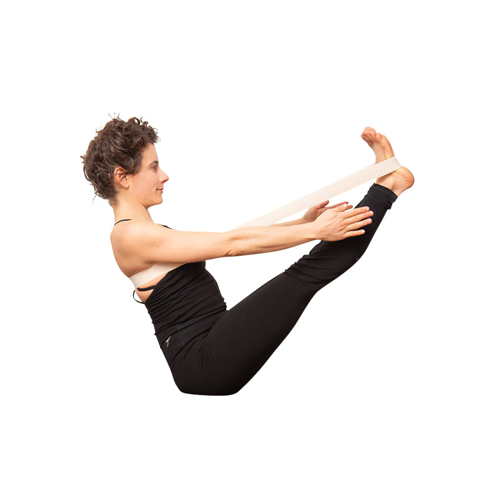 חגורת יוגה 2.3 מ' אופוויט-חבלים חגורות ורצועות יוגה-יוגה סטור