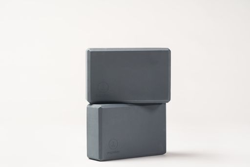 קוביית יוגה ספוג סטנדרטית אפור כהה